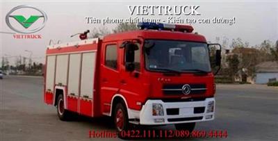 Xe ô tô cứu hỏa ( chữa cháy) 8 khối Dongfeng