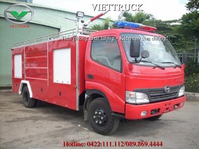 Xe ô tô chữa cháy (cứu hỏa) 3,5 khối (3.500 lít) Hino WU422L