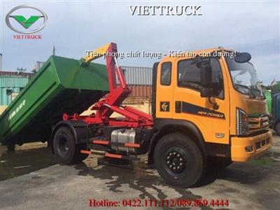 Ô  tô chở rác thùng rời (hooklift) 14 khối (14m3) Dong Phong Trường Giang