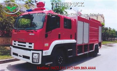 Xe ô tô chữa cháy ( cứu hỏa) 6 khối (6000 lít) ISUZU FVR34Q